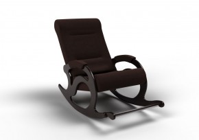 Кресло-качалка Тироль 12-Т-ГР (ткань/венге) ГРАФИТ в Талице - talica.ok-mebel.com | фото