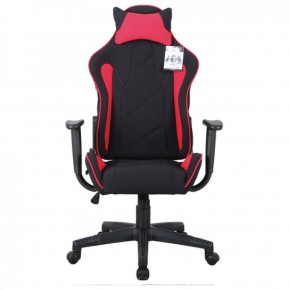 Кресло компьютерное BRABIX GT Racer GM-101 + подушка (ткань) черное/красное (531820) в Талице - talica.ok-mebel.com | фото 3