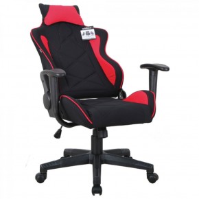 Кресло компьютерное BRABIX GT Racer GM-101 + подушка (ткань) черное/красное (531820) в Талице - talica.ok-mebel.com | фото 4