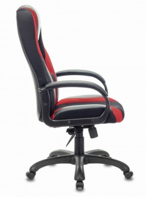 Кресло компьютерное BRABIX PREMIUM "Rapid GM-102" (экокожа/ткань, черное/красное) 532107 в Талице - talica.ok-mebel.com | фото 3