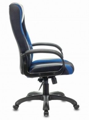 Кресло компьютерное BRABIX PREMIUM "Rapid GM-102" (экокожа/ткань, черное/синее) 532106 в Талице - talica.ok-mebel.com | фото 3