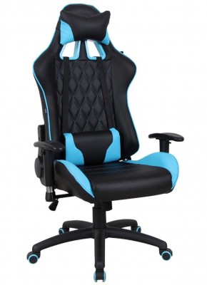 Кресло компьютерное BRABIX "GT Master GM-110" (черное/голубое) 531928 в Талице - talica.ok-mebel.com | фото