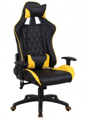 Кресло компьютерное BRABIX "GT Master GM-110" (черное/желтое) 531927 в Талице - talica.ok-mebel.com | фото