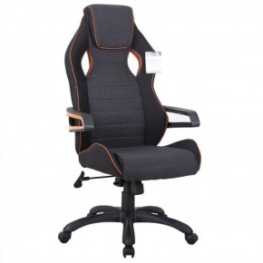 Кресло компьютерное BRABIX Techno Pro GM-003 (ткань черное/серое, вставки оранжевые) 531813 в Талице - talica.ok-mebel.com | фото