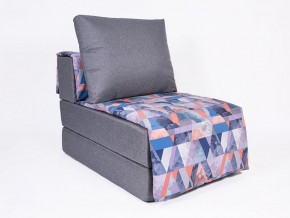 Кресло-кровать бескаркасное Харви (серый-сноу деним) в Талице - talica.ok-mebel.com | фото