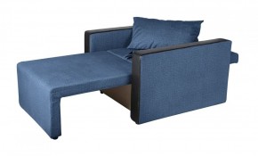 Кресло-кровать Милена с подлокотниками (синий) Велюр в Талице - talica.ok-mebel.com | фото 3