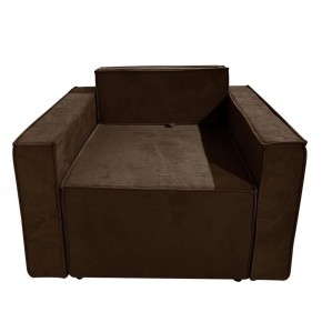 Кресло-кровать Принц КК1-ВК (велюр коричневый) в Талице - talica.ok-mebel.com | фото