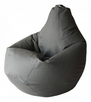 Кресло-мешок Серая ЭкоКожа 2XL 135*95 см в Талице - talica.ok-mebel.com | фото