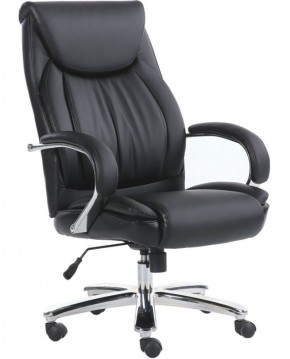 Кресло офисное BRABIX PREMIUM "Advance EX-575" (хром, экокожа, черное) 531825 в Талице - talica.ok-mebel.com | фото