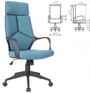 Кресло офисное BRABIX PREMIUM "Prime EX-515" (ткань, голубое) 531568 в Талице - talica.ok-mebel.com | фото 3