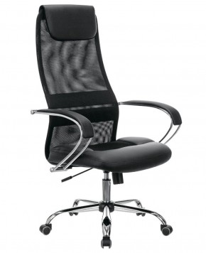 Кресло офисное BRABIX PREMIUM "Stalker EX-608 CH" (хром, ткань-сетка/кожзам, черное) 532091 в Талице - talica.ok-mebel.com | фото