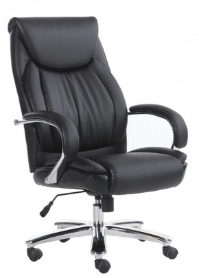 Кресло офисное BRABIX "Advance EX-575" (хром/экокожа/черное) 531825 в Талице - talica.ok-mebel.com | фото