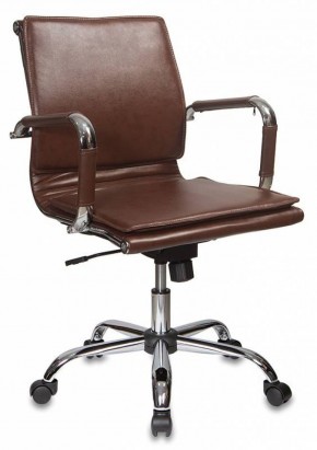 Кресло руководителя Бюрократ CH-993-LOW/BROWN коричневый в Талице - talica.ok-mebel.com | фото 1