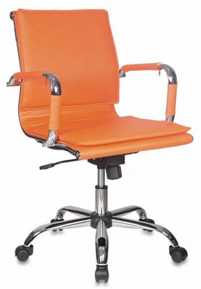 Кресло руководителя Бюрократ CH-993-LOW/ORANGE оранжевый в Талице - talica.ok-mebel.com | фото 1
