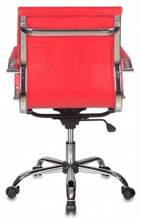 Кресло руководителя Бюрократ CH-993-LOW/RED красный в Талице - talica.ok-mebel.com | фото 4