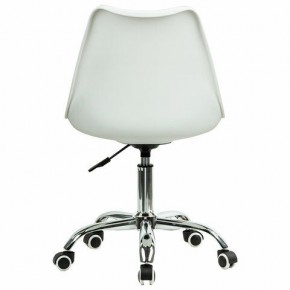 Кресло стул BRABIX "Eames MG-310 CH", хром, пластик белый, ткань серая, 532924 в Талице - talica.ok-mebel.com | фото 4