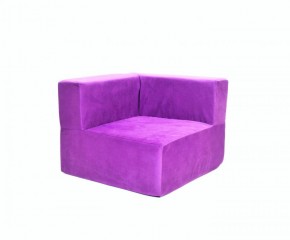 Кресло-угловое-модуль бескаркасное Тетрис 30 (Фиолетовый) в Талице - talica.ok-mebel.com | фото