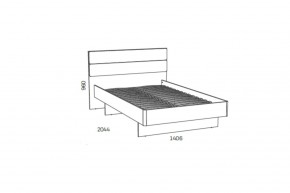 Кровать 1200х2000 "Морти" НМ 041.20 Х с основанием в Талице - talica.ok-mebel.com | фото 7