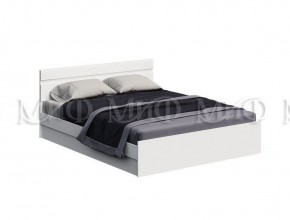 НЭНСИ NEW Кровать 1,4 м (Белый глянец холодный/Белый) в Талице - talica.ok-mebel.com | фото