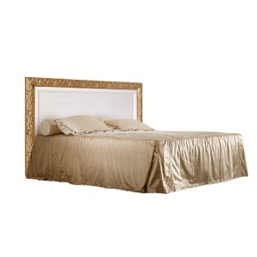 Кровать 2-х спальная (1,4 м)Тиффани штрих-лак/золото с подъемным механизмом (ТФКР140-2[7]) в Талице - talica.ok-mebel.com | фото