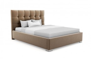 Кровать Асти интерьерная +основание (90х200) 6 кат. ткани в Талице - talica.ok-mebel.com | фото