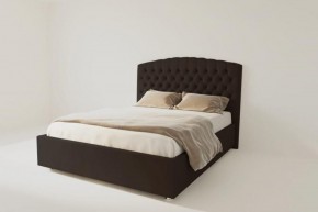 Кровать Берлин без основания 1400 (экокожа коричневый) в Талице - talica.ok-mebel.com | фото