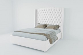 Кровать Берлин ЛЮКС без основания 800 (экокожа белая) в Талице - talica.ok-mebel.com | фото