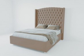 Кровать Берлин ЛЮКС без основания 800 (велюр серый) в Талице - talica.ok-mebel.com | фото