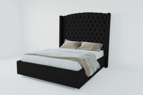 Кровать Берлин ЛЮКС с ПМ 800 (экокожа кольт ч) в Талице - talica.ok-mebel.com | фото
