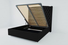 Кровать Берлин ЛЮКС с ПМ 900 (экокожа кольт ч) в Талице - talica.ok-mebel.com | фото