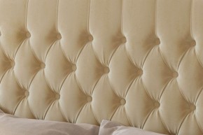 Кровать Берлин с ПМ 1600 (экокожа бежевая) в Талице - talica.ok-mebel.com | фото 2