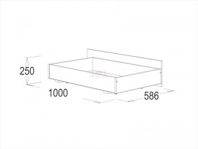 Кровать двойная Ольга 1Н + 2-а ящика (1200*2000) в Талице - talica.ok-mebel.com | фото 3