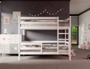 Кровать двухъярусная без крыши 80*190 Белый в Талице - talica.ok-mebel.com | фото 2