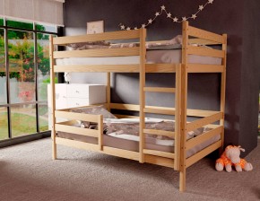 Кровать двухъярусная без крыши 80*190 без покраски в Талице - talica.ok-mebel.com | фото 2