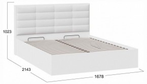 Кровать двуспальная Агата с ПМ Тип 1 в Талице - talica.ok-mebel.com | фото 4
