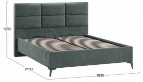 Кровать двуспальная Делана с ПМ Тип 1 в Талице - talica.ok-mebel.com | фото 4