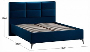 Кровать двуспальная Делана с ПМ Тип 1 в Талице - talica.ok-mebel.com | фото 4