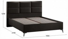 Кровать двуспальная Делана с ПМ Тип 1 в Талице - talica.ok-mebel.com | фото 4