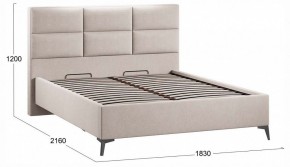 Кровать двуспальная Делана с ПМ Тип 1 в Талице - talica.ok-mebel.com | фото 4