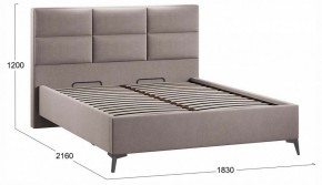 Кровать двуспальная Делана с ПМ Тип 1 в Талице - talica.ok-mebel.com | фото 4