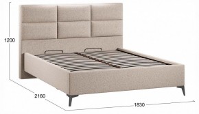 Кровать двуспальная Делана с ПМ Тип 1 в Талице - talica.ok-mebel.com | фото 3