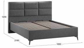 Кровать двуспальная Делана с ПМ Тип 1 в Талице - talica.ok-mebel.com | фото 3