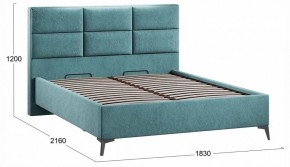 Кровать двуспальная Делана с ПМ Тип 1 в Талице - talica.ok-mebel.com | фото 4