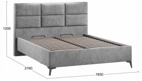 Кровать двуспальная Делана с ПМ Тип 1 в Талице - talica.ok-mebel.com | фото 4