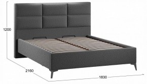 Кровать двуспальная Делана с ПМ Тип 1 в Талице - talica.ok-mebel.com | фото 4