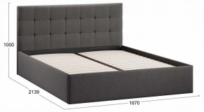 Кровать двуспальная Джоли с ПМ Тип 1 в Талице - talica.ok-mebel.com | фото 4
