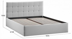 Кровать двуспальная Джоли с ПМ Тип 1 в Талице - talica.ok-mebel.com | фото 3