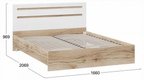 Кровать двуспальная Фьюжн ТД-260.01.03 в Талице - talica.ok-mebel.com | фото 3