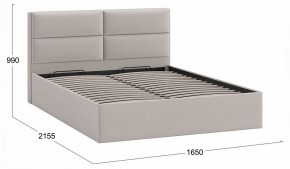Кровать двуспальная Глосс с ПМ Тип 1 в Талице - talica.ok-mebel.com | фото 4