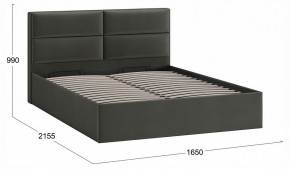 Кровать двуспальная Глосс с ПМ Тип 1 в Талице - talica.ok-mebel.com | фото 4